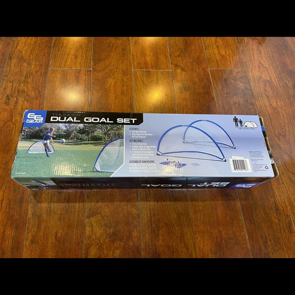 Dual Goal Soccer Set